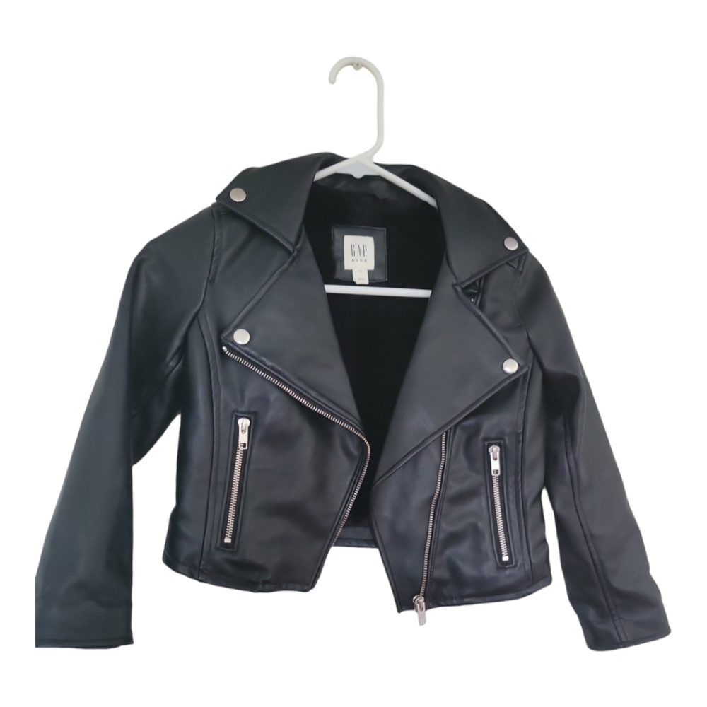 Gap kids leather jacket